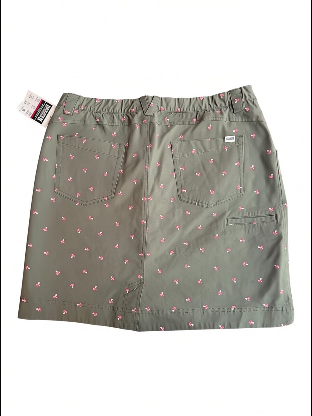 NWT Duluth Trading Company Mushroom Print Rootstock Gardening Skort - Picture 5 of 7
